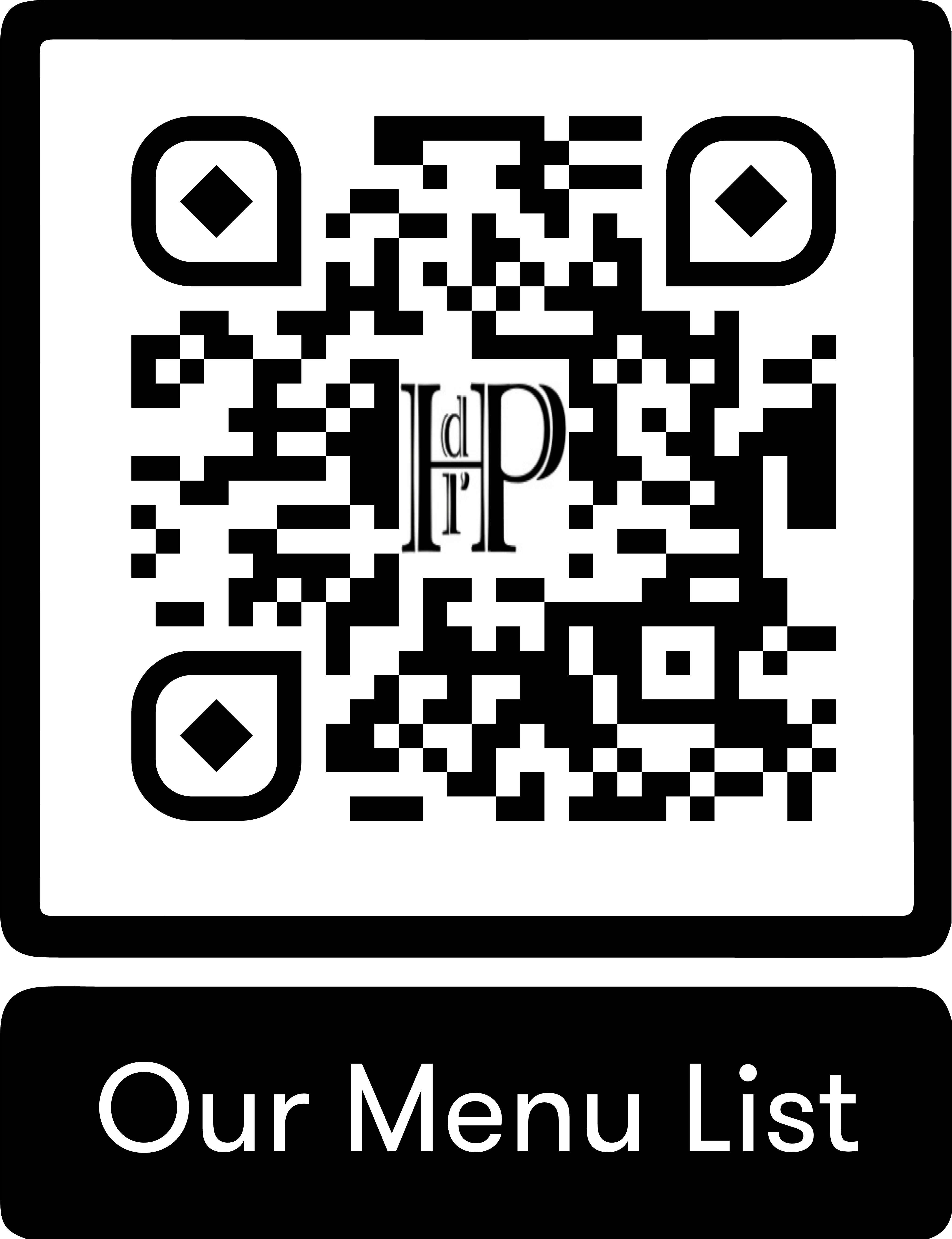 Our Menu List QR Code